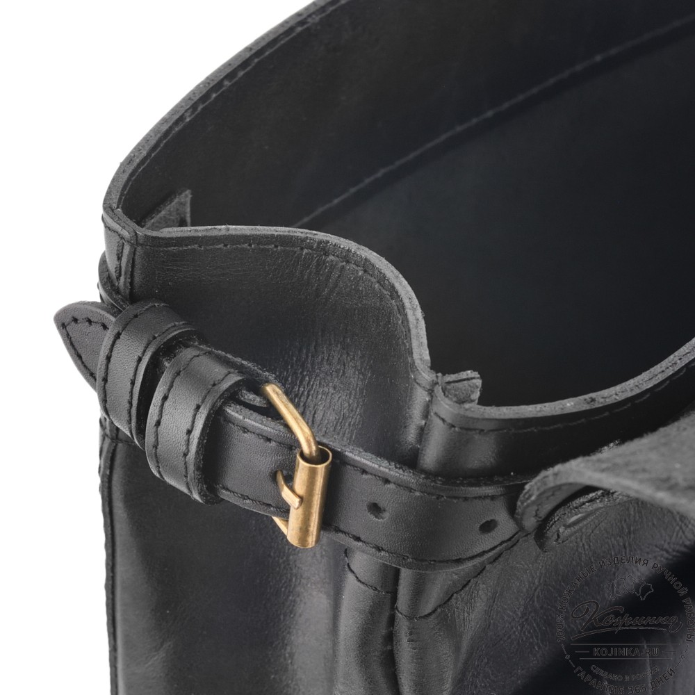 Кожаный рюкзак "Рафаэль""Лев" (черный)