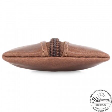 Женская кожаная сумка "Ванесса" (коньяк глянец)