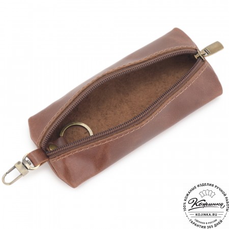 Женская кожаная сумка "Ванесса" (коньяк глянец)