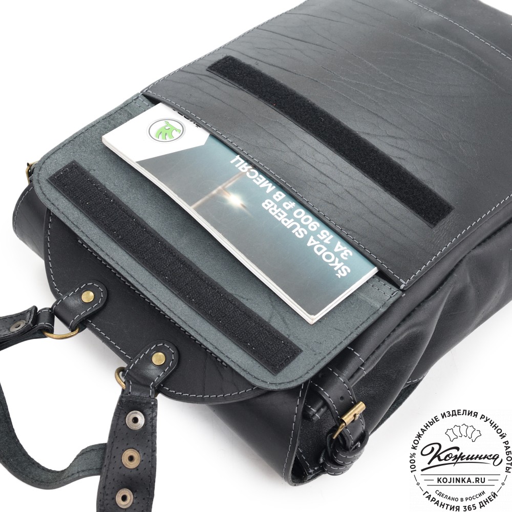 Кожаный рюкзак "Рафаэль""Ведьмак" (черный)