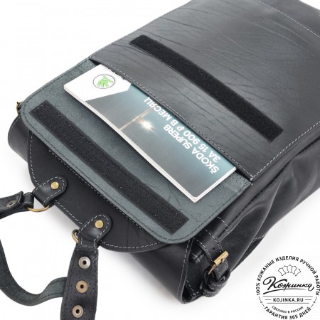 Кожаный рюкзак "Рафаэль""Ведьмак" (черный)