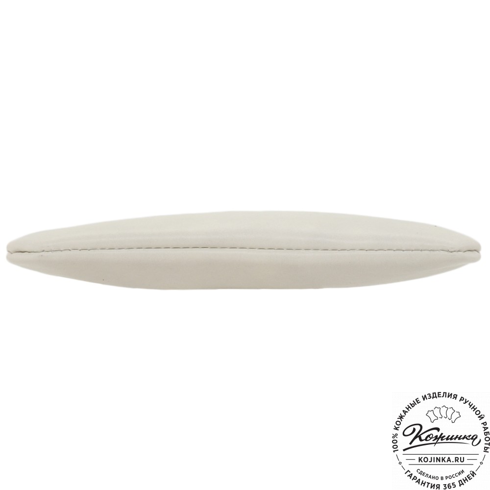 Женская кожаная сумка "Трио" (серый/бежевый/рыжий)