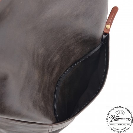 Кожаный рюкзак "Аргентум"  (коричневая наппа)