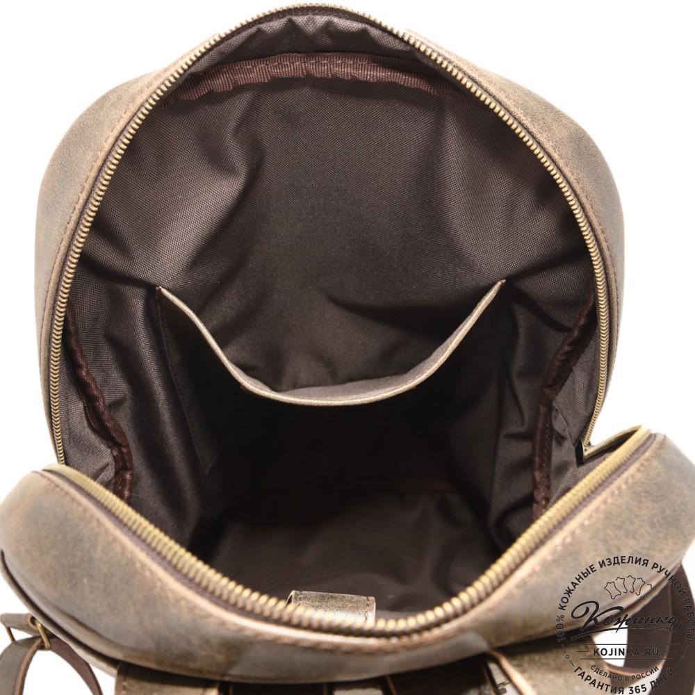 Кожаный рюкзак "Памела XL" (коричневая наппа)