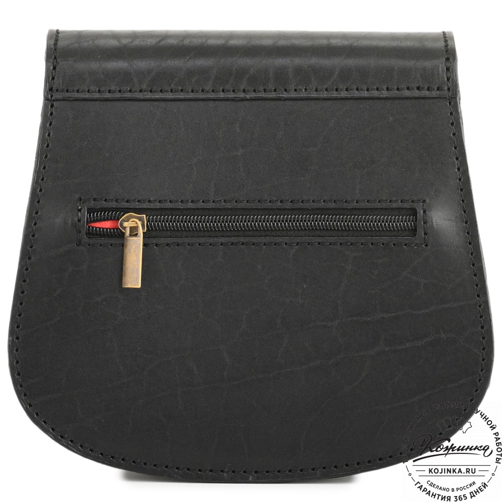 Кожаная сумка ручной работы "Джульетта-нью" (черная)