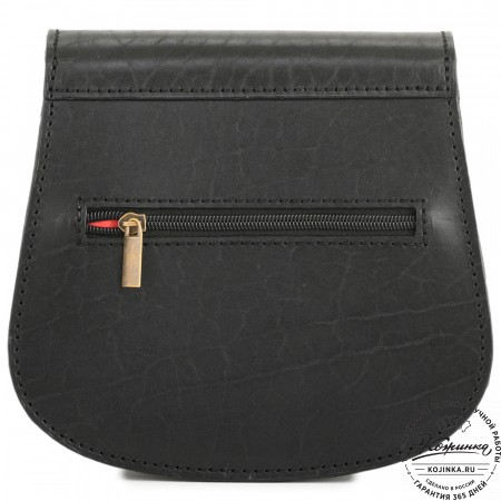 Кожаная сумка ручной работы "Джульетта-нью" (черная)