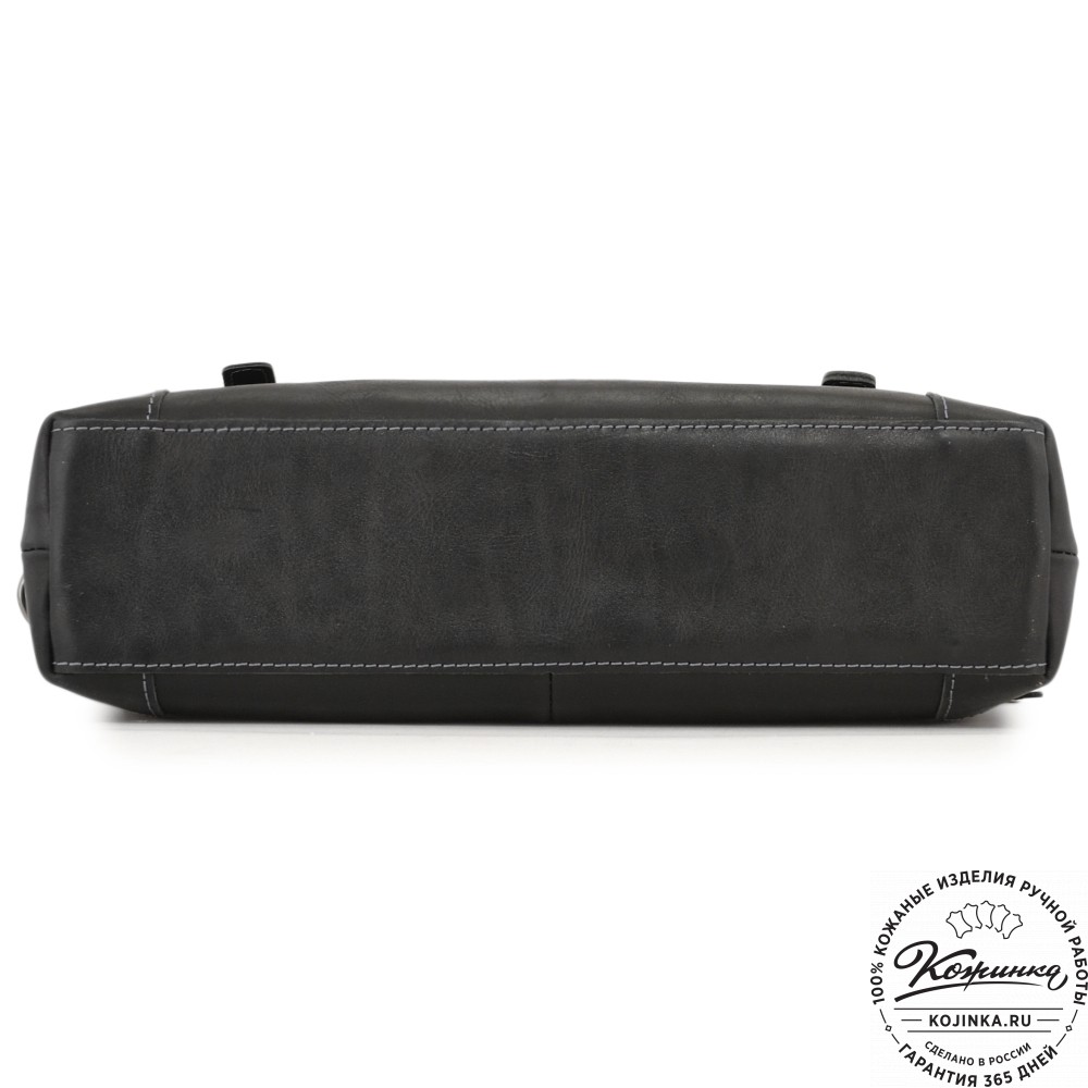 Кожаный портфель "Англетер" (черный)