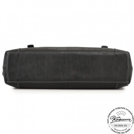 Кожаный портфель "Англетер" (черный)