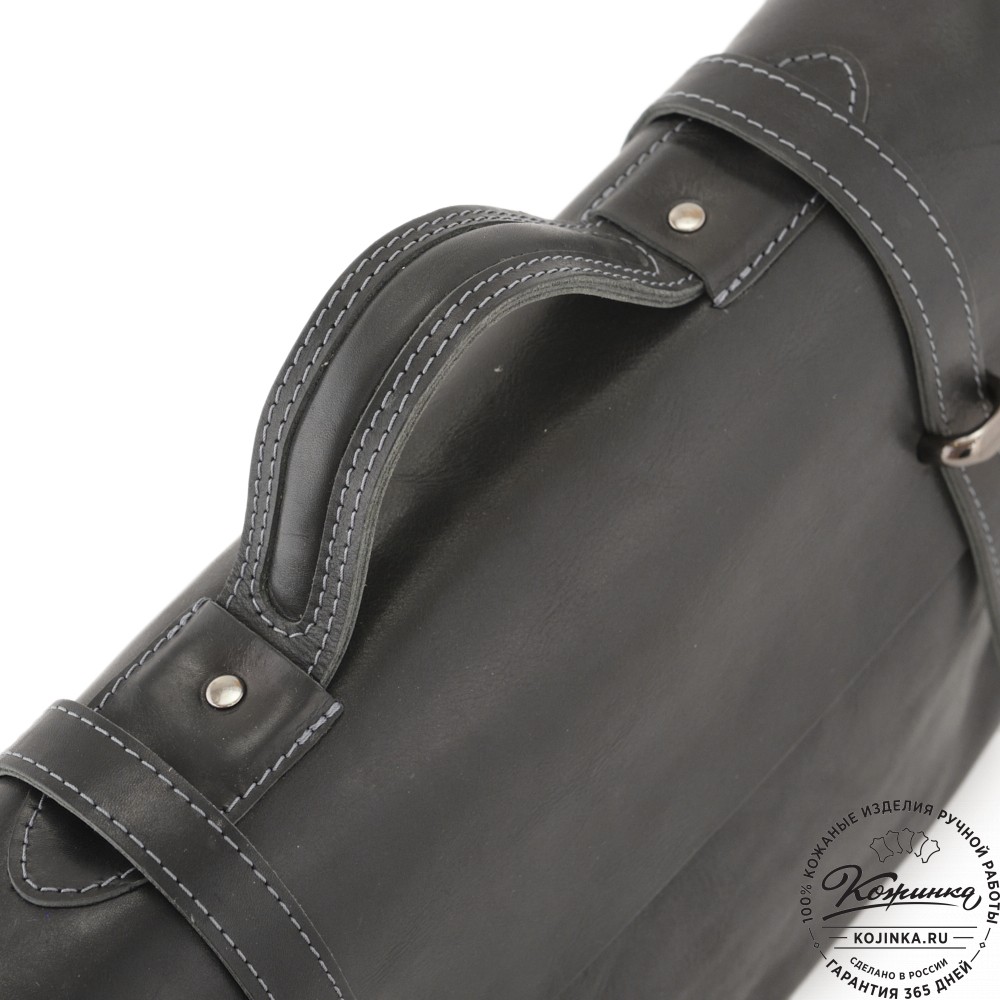 Кожаный портфель "Англетер" (черный)