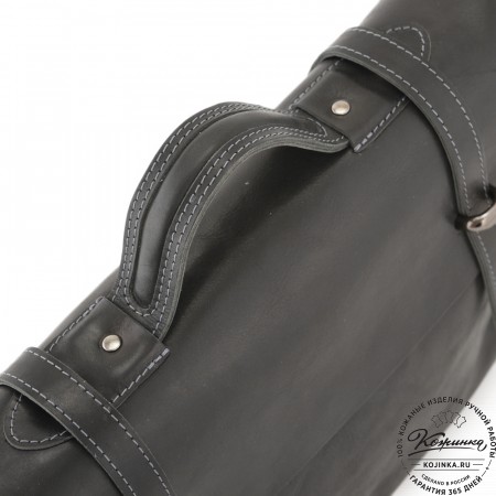 Кожаный портфель "Англетер" (черный)