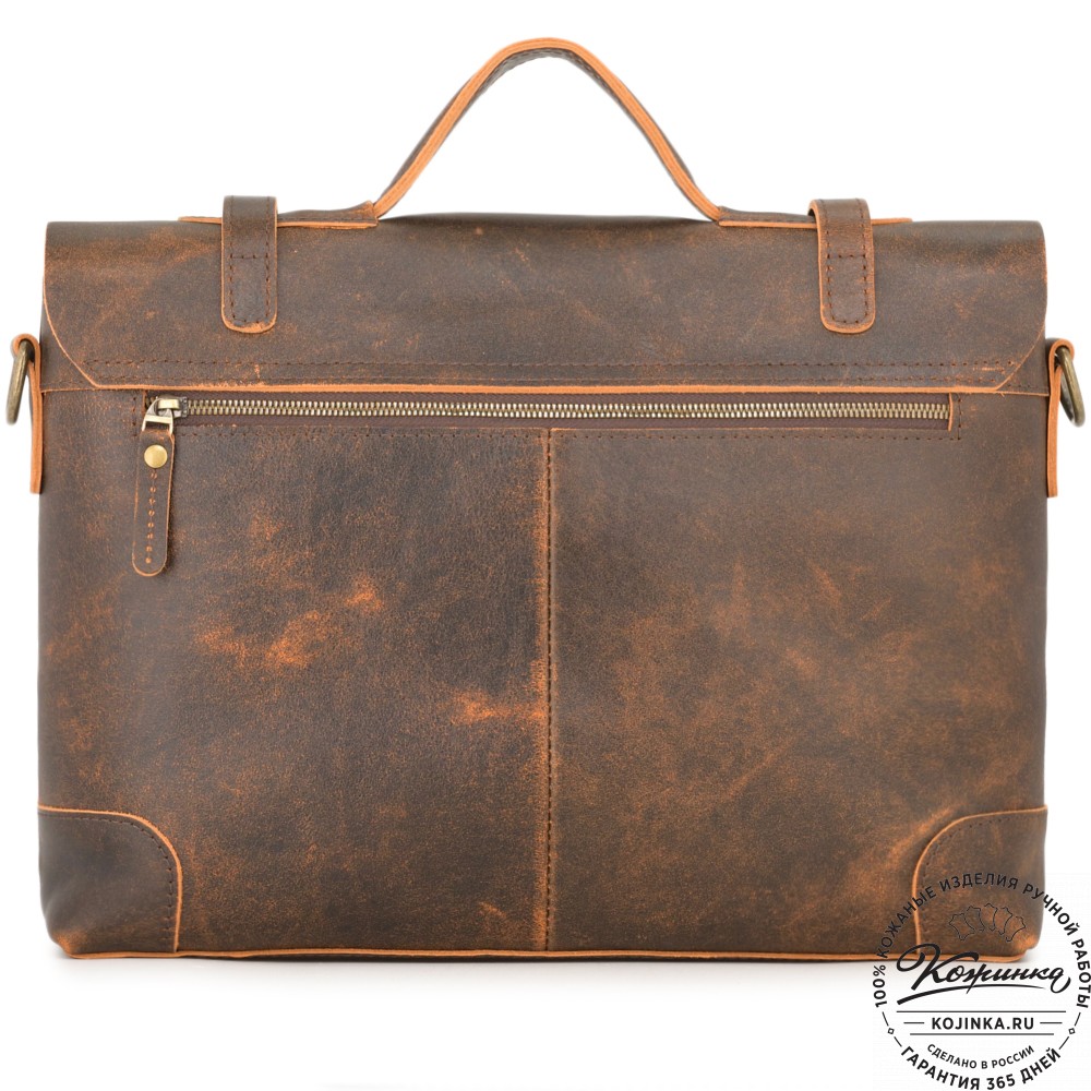Кожаный портфель "Англетер" (коричневый эксклюзив)