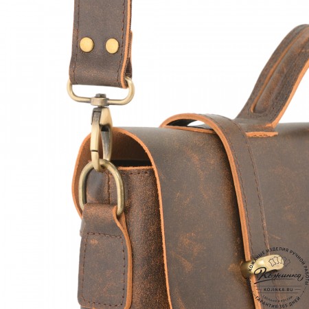 Кожаный портфель "Англетер" (коричневый эксклюзив)