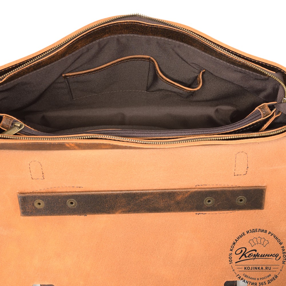 Кожаный портфель "Англетер" (коричневый эксклюзив)