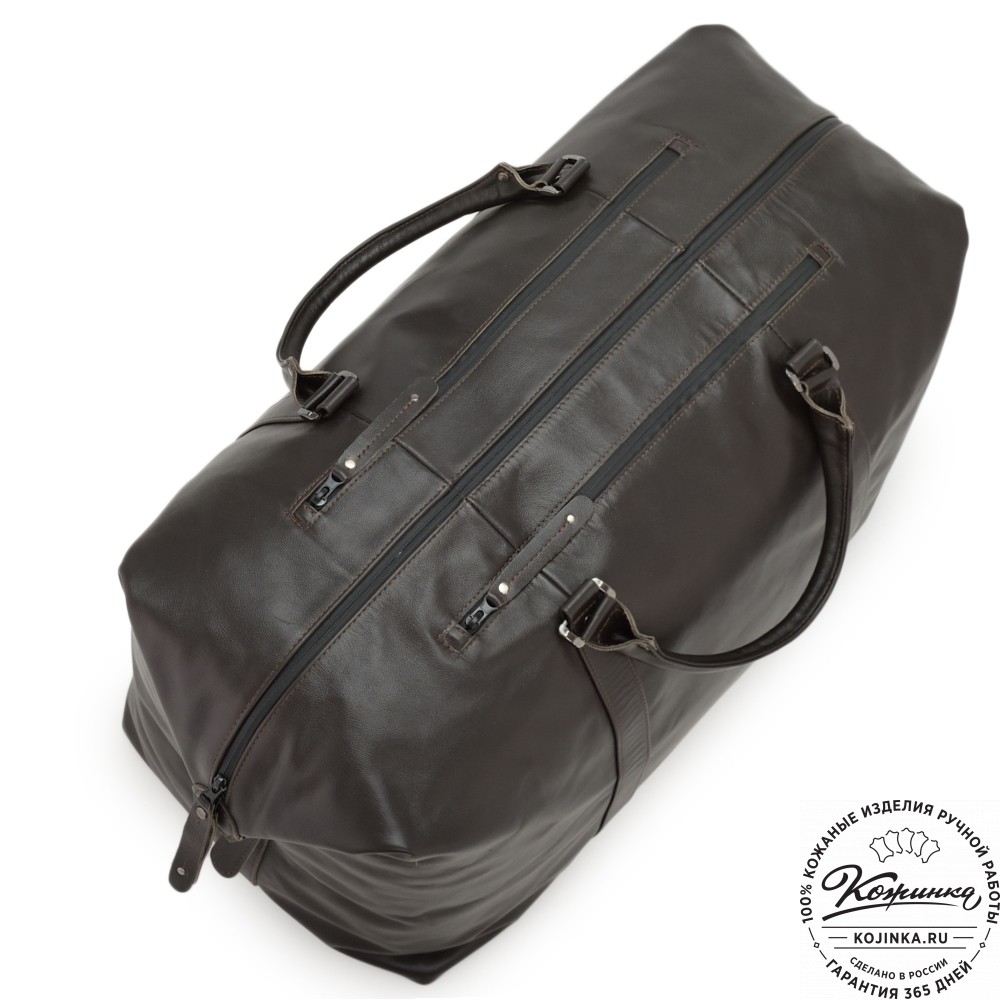 ККожаная дорожно-спортивная сумка "Англия БИГ" (коричневый)