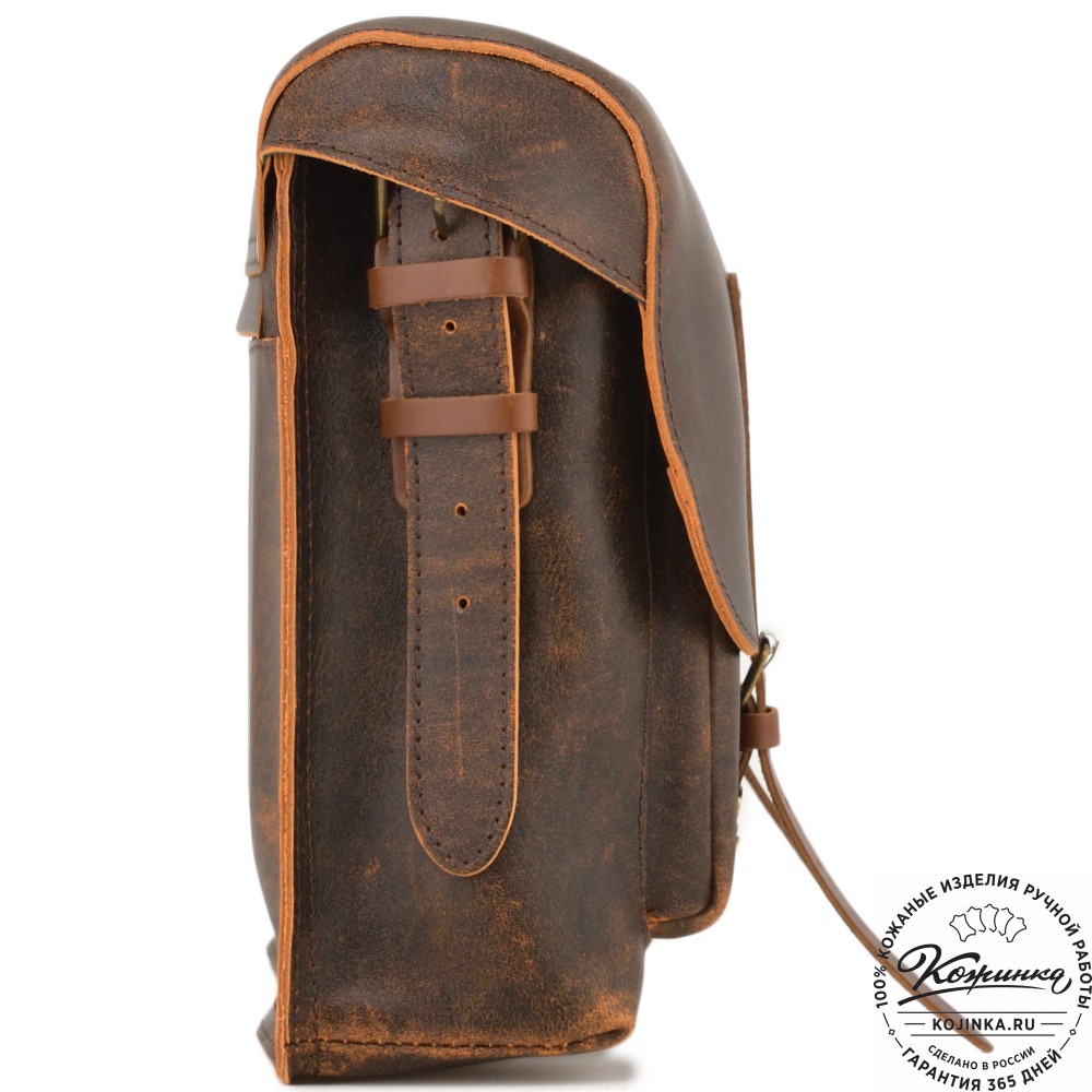 Кожаная сумка "Форман" (коричневый эксклюзив)