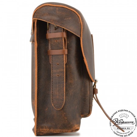 Кожаная сумка "Форман" (коричневый эксклюзив)