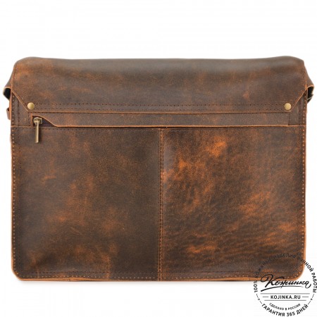 Кожаная сумка "Форман" (коричневый эксклюзив)