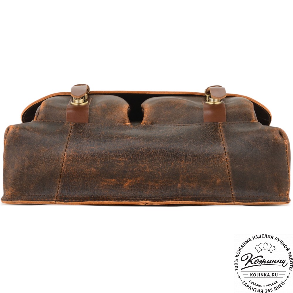 Кожаная сумка "Форман" (коричневый эксклюзив)