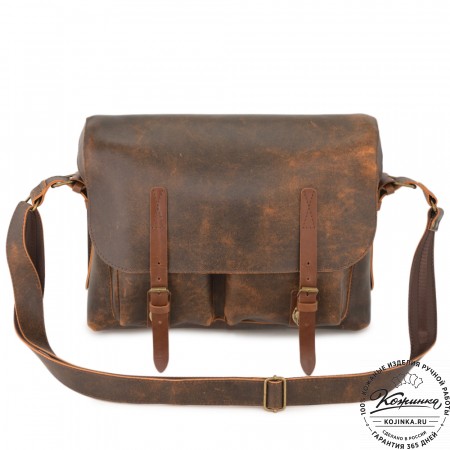Кожаная сумка "Форман" (коричневый эксклюзив)