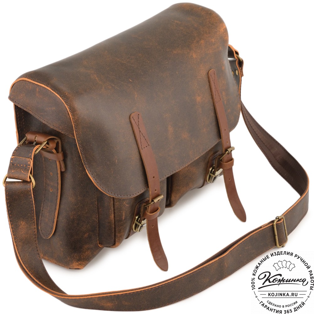 Кожаная сумка "Форман" (коричневый эксклюзив)