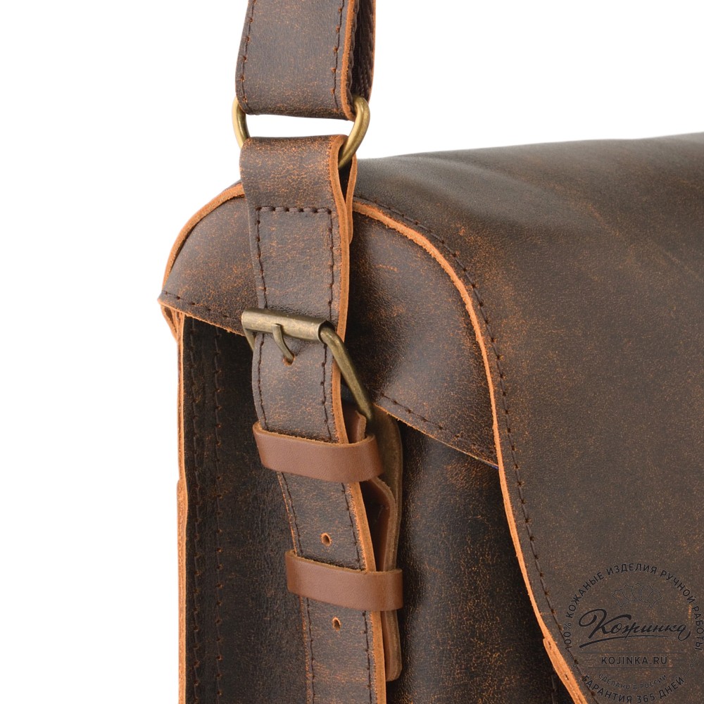 Кожаная сумка "Форман" (коричневый эксклюзив)