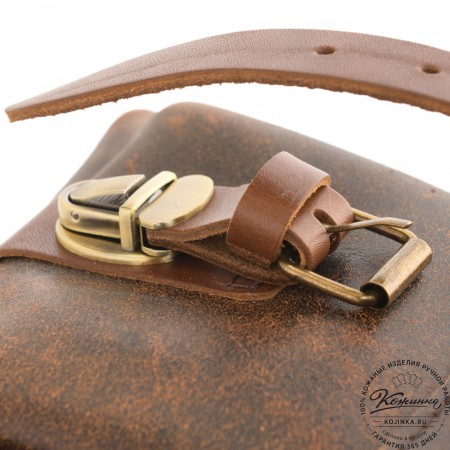 Кожаная сумка "Форман" (коричневый эксклюзив)