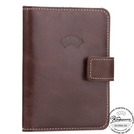 Кожаный бумажник водителя Бостон (коричневый)