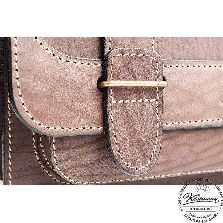 Кожаный портфель "Француз" (коричневый)