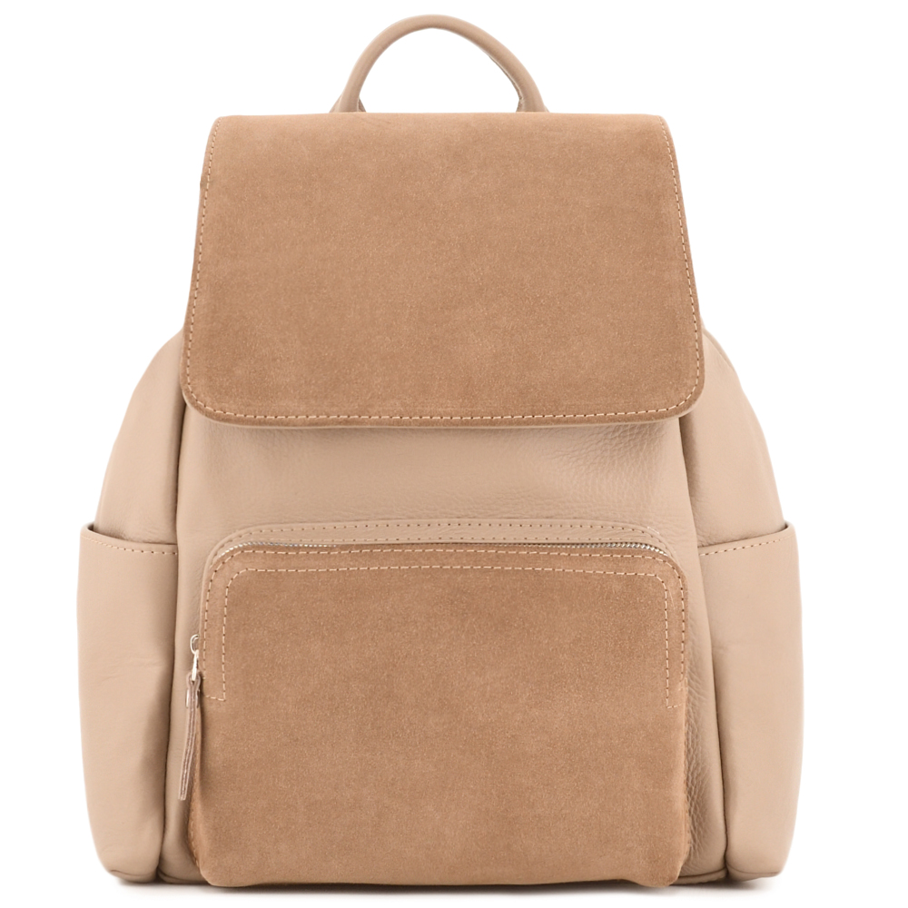 Женский кожаный рюкзак "Франческа" (капучино)