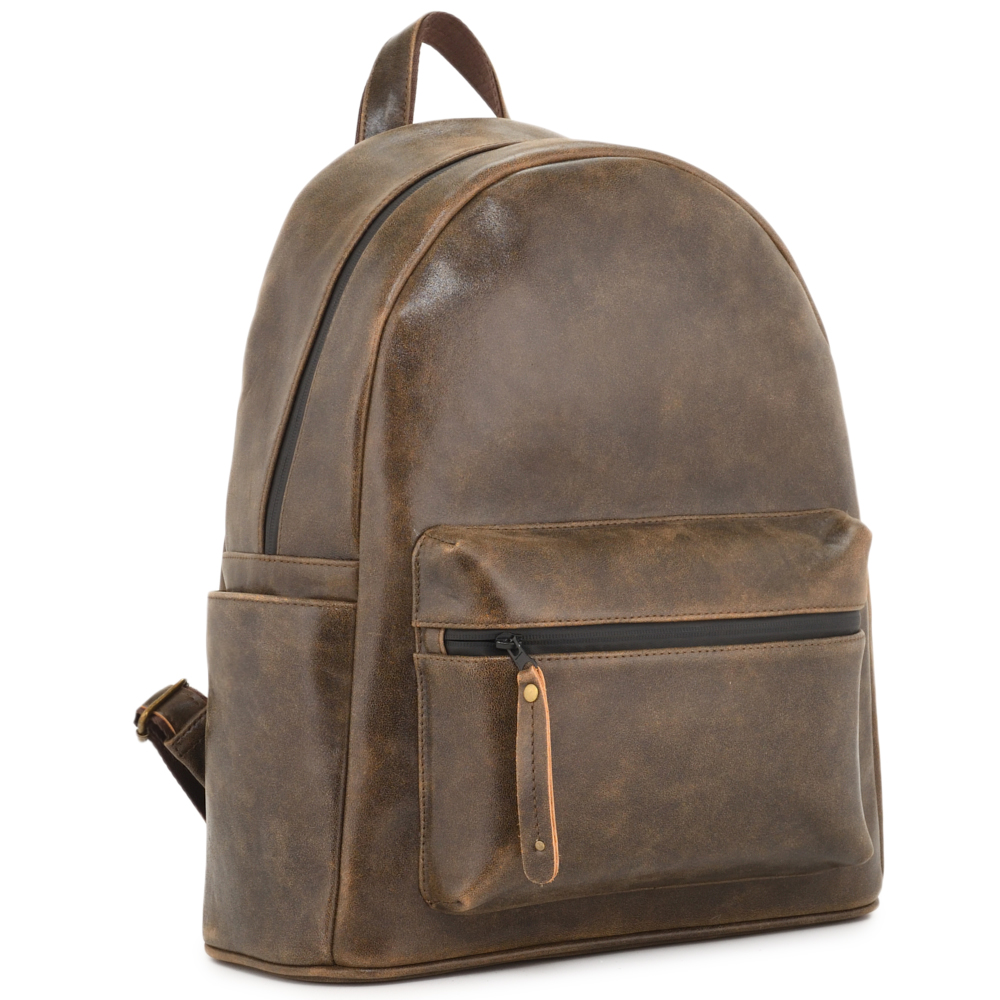 Кожаный рюкзак "Старк" (коричневая наппа)