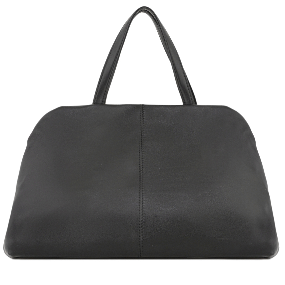 Женская кожаная сумка "Испания" (черная)