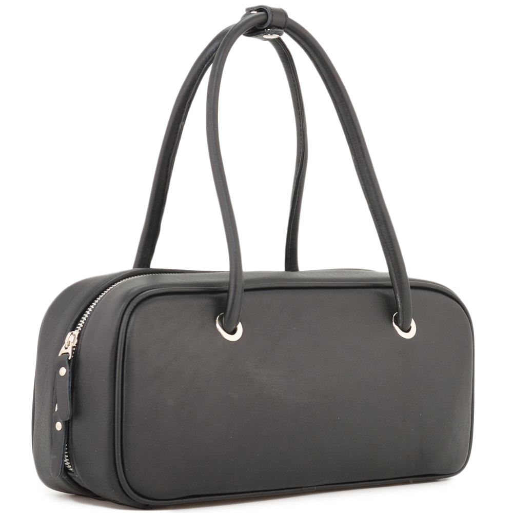 Женская кожаная сумка "Тамань" (черный)