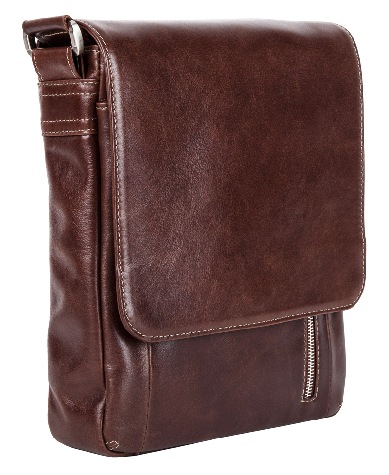 

Кожаная сумка "Рига" (коричневая)