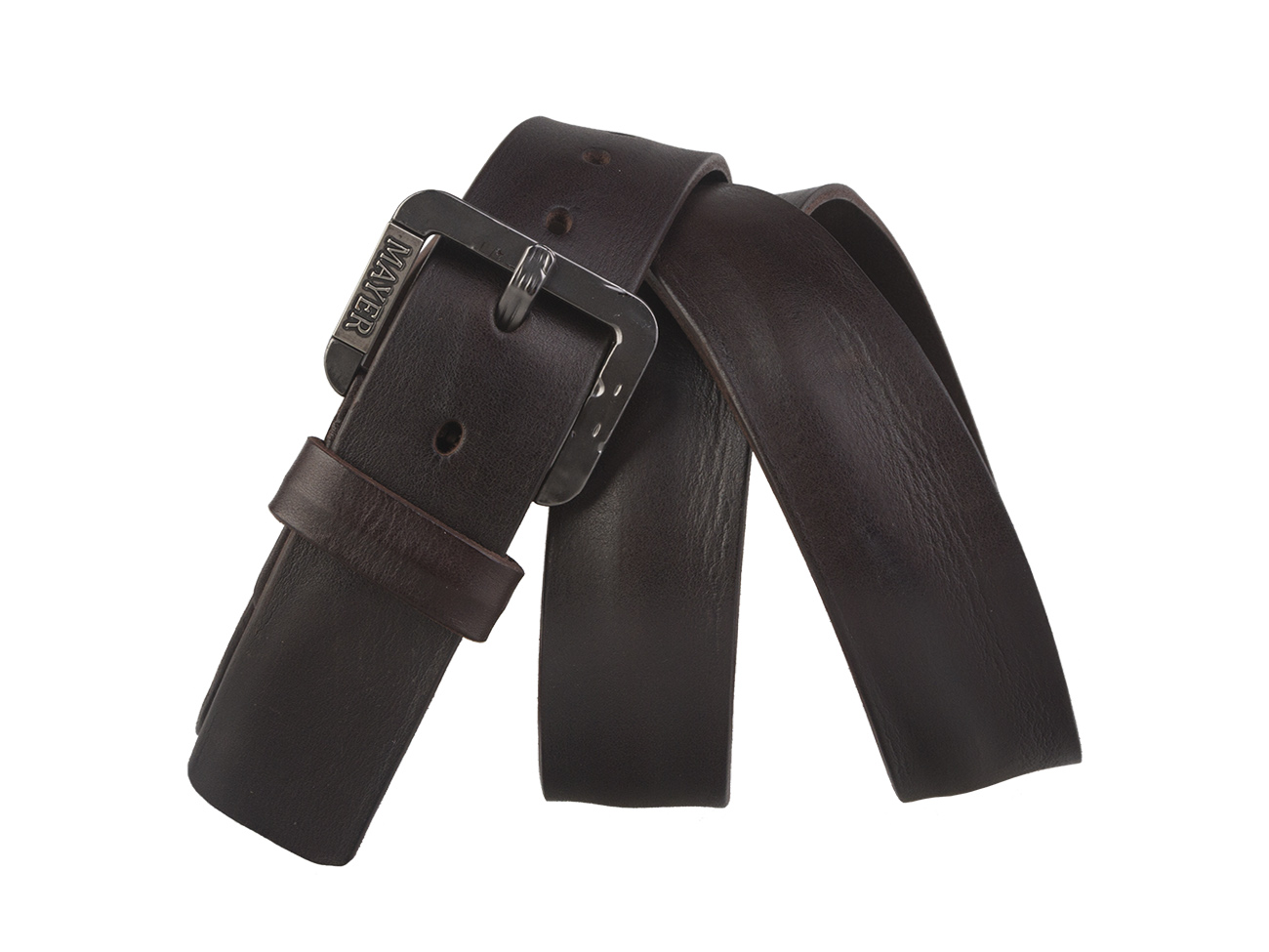 

Кожаный ремень SB40-03 (коричневый)